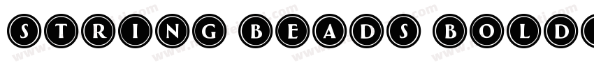 String Beads Bold字体转换